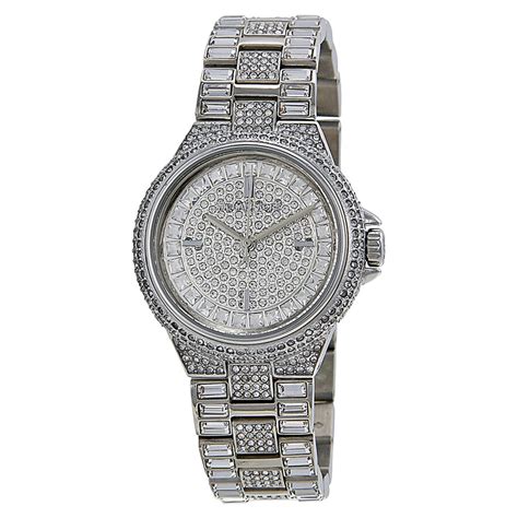 women's michael kors diamond watch|Michael Kors silver diamond watch.